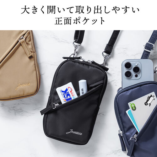 スマホポーチ（ショルダーポーチ・スマホショルダー・斜め掛け・スマホ