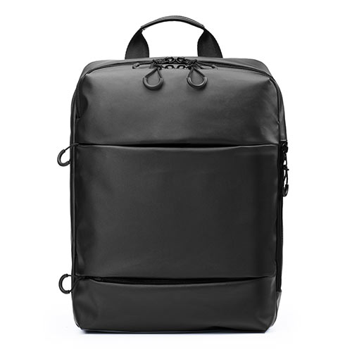 ビジネスリュック バックパック 軽量  耐水 通勤 自転車 SPACE-WING コーデュラ 14L　ブラック