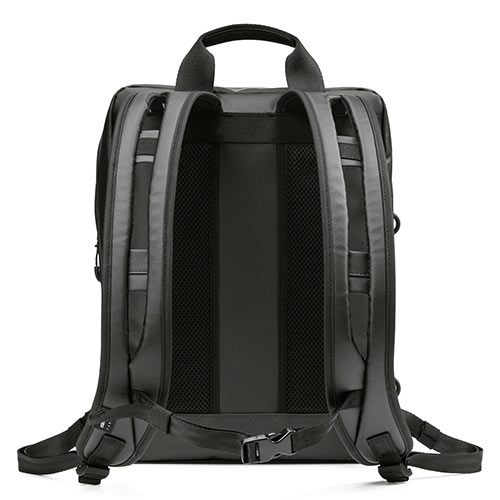 ビジネスリュック バックパック 軽量  耐水 通勤 自転車 SPACE-WING コーデュラ 22L　ブラック