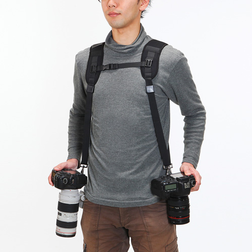 クイックストラップ (ダブルタイプ・速写ストラップ・肩掛け・三脚穴