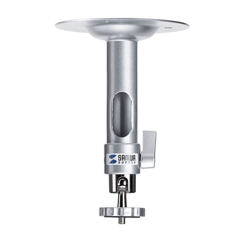 防犯カメラスタンド（長さ固定タイプ・16.4cm・ストレート・カメラ用ブラケット・カメラマウント・壁面固定・天井取付）