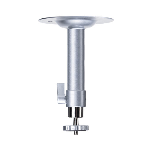 防犯カメラスタンド（長さ固定タイプ・16.4cm・ストレート・カメラ用ブラケット・カメラマウント・壁面固定・天井取付）