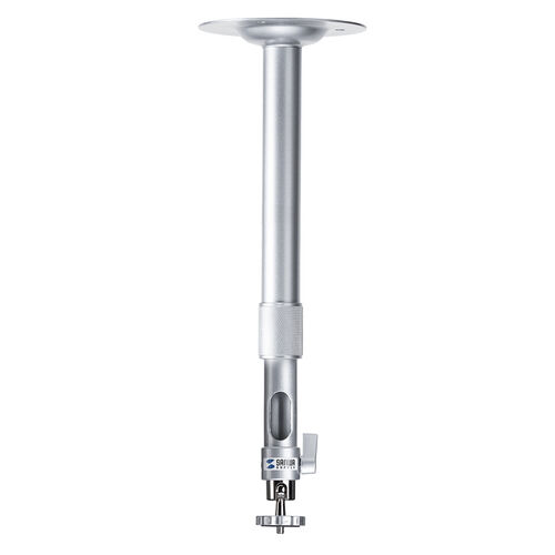 防犯カメラスタンド（長さ伸縮タイプ・32.8～51.5cm・ストレート・カメラ用ブラケット・カメラマウント・壁面固定・天井取付）