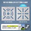カメラ取付金具（防犯カメラ取付・ステンレス製・センサーライト・ミラー・ダミーカメラ・監視カメラ・固定金具・連結金具・EZ4-SSA012取り付け可能）