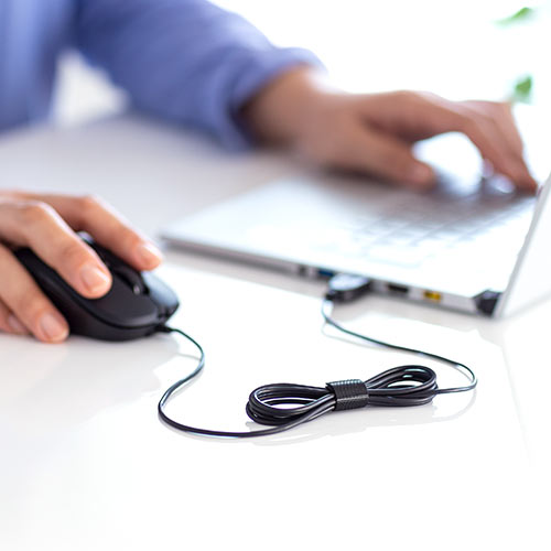 ケーブルタイ（面ファスナー・ブラック・9m）