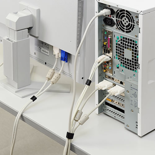 ケーブルタイ（面ファスナー・ブラック・9m）