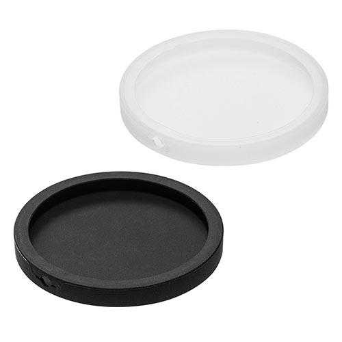 MagSafe用ケース（シリコン・保護カバー・滑り止め・傷防止・マットブラック/ホワイトクリア各1個）