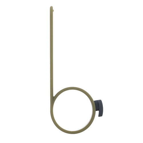 ケーブルゴムバンド（結束バンド ケーブルバンド ケーブルアクセサリ グレー/カーキ各1個入り）