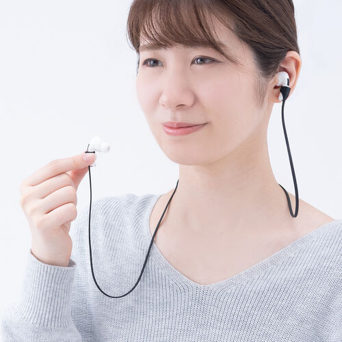 AirPods用ストラップ（ 紛失・落下防止・3個セット・3色・シリコン）