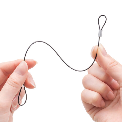 機器連結ワイヤー（備品管理 ケーブル連結・変換アダプタ管理・部品・パーツ・自作・セキュリティ・紛失防止・法人）