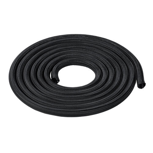 ケーブルスリーブ（Mサイズ・直径2cm・長さ5m・フリーカット・耐摩擦性・ペット噛み防止・配線・編組・ケーブルカバー・ケーブル収納）