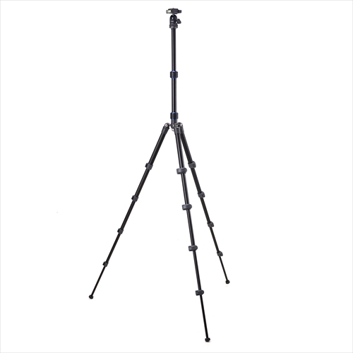 カメラ三脚（一眼レフ・デジカメ対応・5段階高さ調節・水準器搭載）