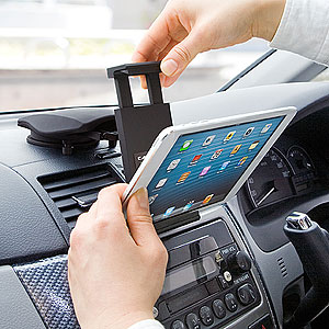 iPad mini・Nexus7車載ホルダー（7インチタブレット対応・ダッシュボード＆ヘッドレスト取り付け）