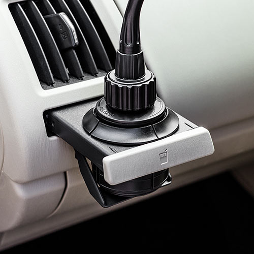 スマホ車載ホルダー（ドリンクホルダー・カップホルダー・フレキシブルアーム・ワンタッチ取り外し）