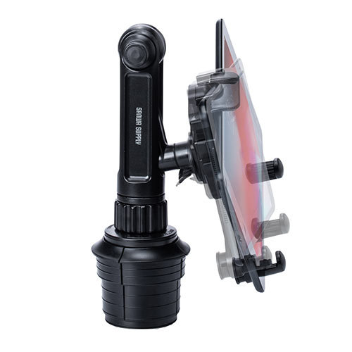 タブレット・スマートフォンホルダー（ドリンクホルダー・カップホルダー・角度調整・車載ホルダー・タブレット・スマートフォン）