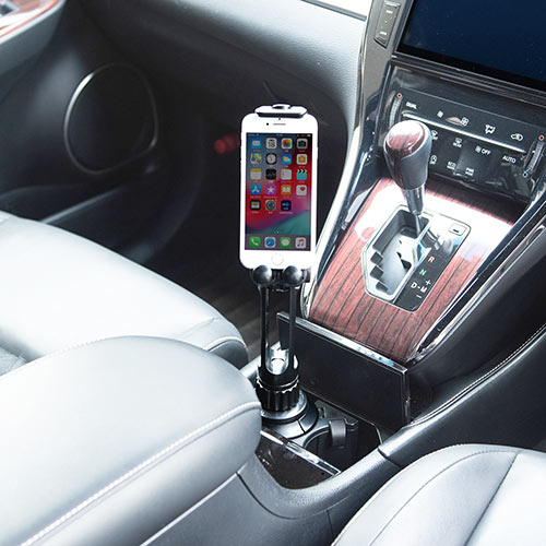 タブレット・スマートフォンホルダー（ドリンクホルダー・カップホルダー・角度調整・車載ホルダー・タブレット・スマートフォン）