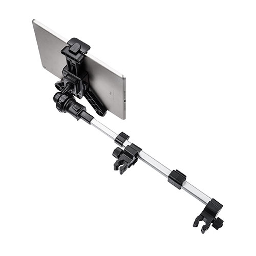 車載ヘッドレストホルダー（ヘッドレスト・タブレット・スマートフォン・後部座席用・位置調整）