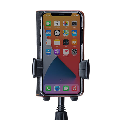 スマートフォン用車載ホルダー（ドリンクホルダー・カップホルダー・フレキシブルアーム・ホルダー調整・ワンタッチ取り外し・短いアーム）