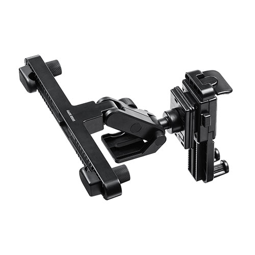 車載ヘッドレストホルダー（ヘッドレスト取付・後部座席用・タブレット用車載ホルダー・iPad 7～12.9インチ対応）