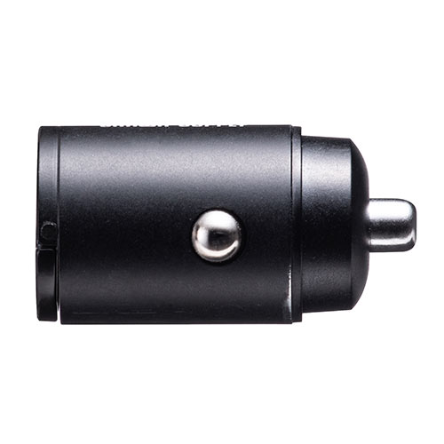 カーチャージャー Type-A×1（車載充電器 30W対応 5V/2.4A 急速充電 シガーソケット 12V/24V対応 コンパクト）