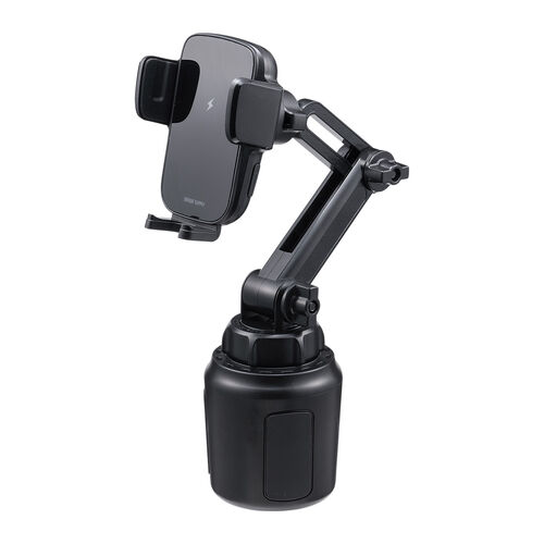 車載ホルダー（ワイヤレス充電・自動開閉・ドリンクホルダー取り付け