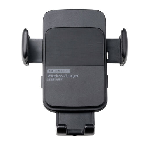 車載ホルダー（ワイヤレス充電・充電コイル自動検知・自動開閉・吸盤取り付け・エアコン取り付け・最大15W・急速充電・スマートフォン・iPhone・Android）