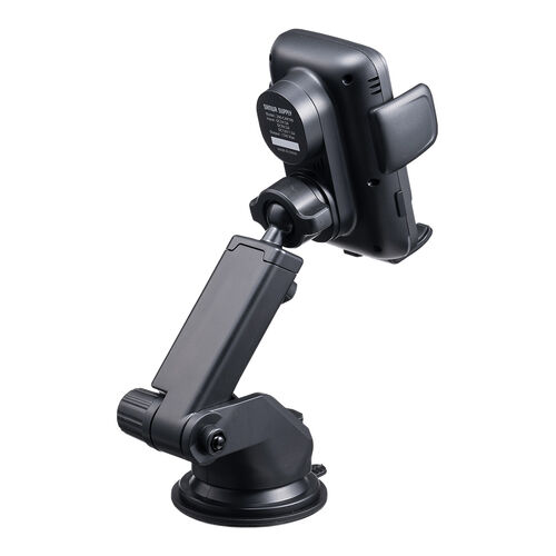 車載ホルダー（ワイヤレス充電・充電コイル自動検知・自動開閉・吸盤取り付け・エアコン取り付け・最大15W・急速充電・スマートフォン・iPhone・Android）