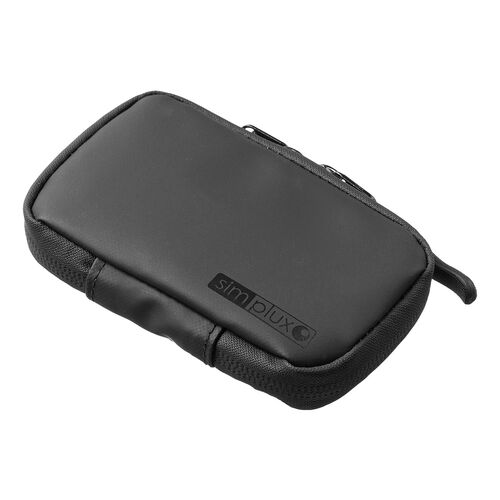 スマートキーケース（スマートキー1個収納・カード2枚収納・防水・防塵・止水ファスナー・キーリング付属・ブラック）