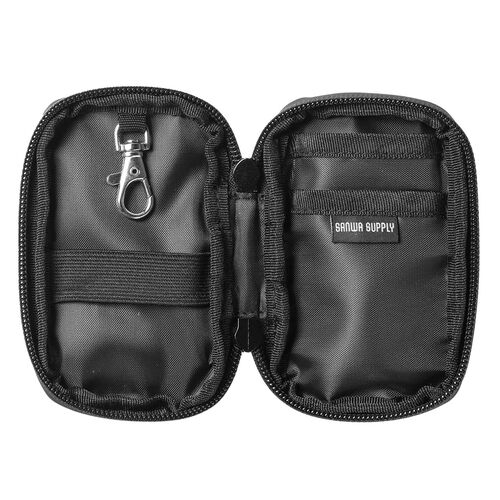 スマートキーケース（スマートキー1個収納・カード2枚収納・防水・防塵・止水ファスナー・キーリング付属・カーキ）