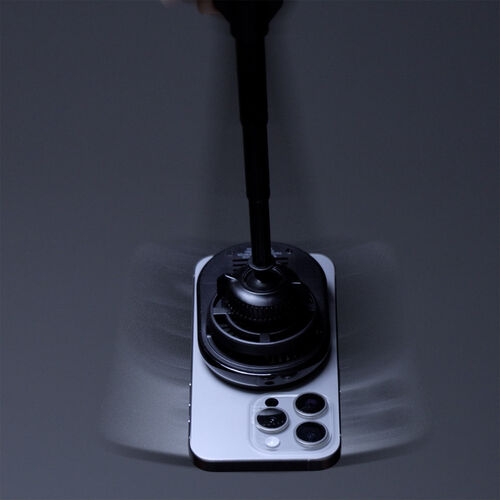 車載ホルダー（ワイヤレス充電対応・半導体冷却機能・ペルチェ素子・マグネット・磁気吸着・スマホホルダー・車・吸盤取り付け・片手操作・iPhone・Android・急速充電・メタルリング付属）