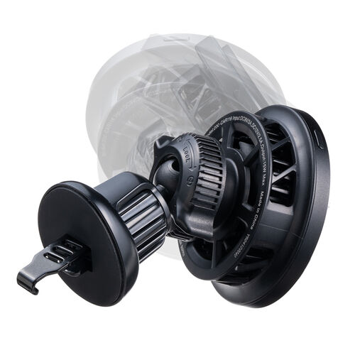 車載ホルダー（Qi2正規認証・最大15W充電・ペルチェ素子・冷却・MagSafe・エアコン吹き出し口・スマホホルダー・ワイヤレス充電器・車・360度調整・片手操作・磁気吸着・メタルリング付属）