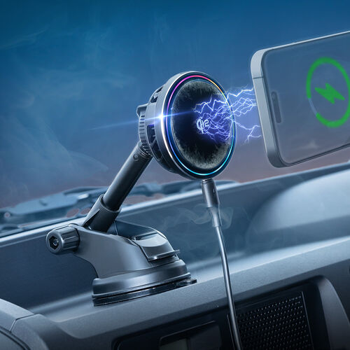 車載ホルダー（Qi2正規認証・最大15W充電・ペルチェ素子・冷却・MagSafe・吸盤取り付け・スマホホルダー・ワイヤレス充電器・車・360度調整・片手操作・磁気吸着・メタルリング付属）