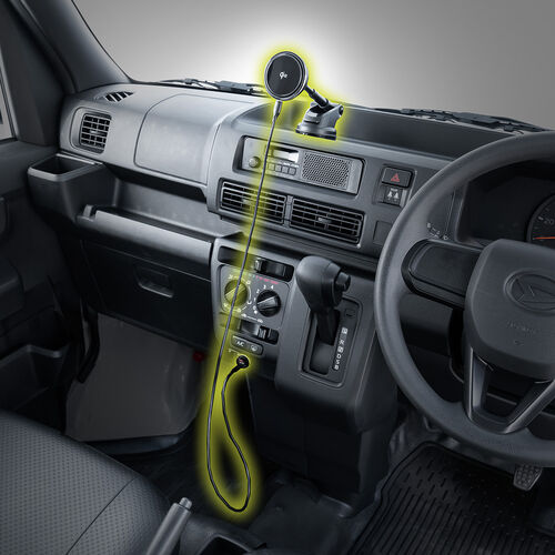 車載ホルダー（Qi2正規認証・最大15W充電・ペルチェ素子・冷却・MagSafe・吸盤取り付け・スマホホルダー・ワイヤレス充電器・車・360度調整・片手操作・磁気吸着・メタルリング付属）