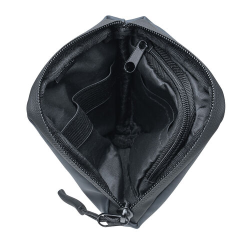 スマートキーケース（L字ファスナー・正方形・スマートキー2個収納・カード収納・防水・防塵・止水ファスナー・小銭入れ・アクセサリポーチ・イヤホンケース・財布・ネイビー）