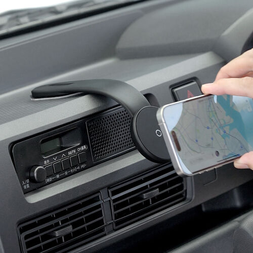 MagSafe対応車載ホルダー（スマホホルダー・超強力吸着・3M粘着テープ・180°まで調整可能・片手操作・磁気吸着・カー用品・iPhone/Android・メタルリング付属）