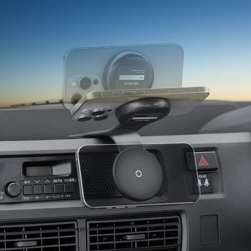 MagSafe対応車載ホルダー（スマホホルダー・超強力吸着・3M粘着テープ・180°まで調整可能・片手操作・磁気吸着・カー用品・iPhone/Android・メタルリング付属）