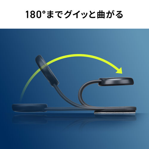 MagSafe対応車載ホルダー（スマホホルダー・超強力吸着・3M粘着テープ・180°まで調整可能・片手操作・磁気吸着・カー用品・iPhone/Android・メタルリング付属）