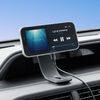 車載ホルダー（MagSafe対応・スマホホルダー・ワイヤレス充電・Qi2充電・15W・冷却機能付き・自由調整・超強力吸着・カー用品・3M・粘着テープ・メタルリング付属）