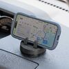 スマホホルダー（スマホスタンド・車・携帯ホルダー・車載・車用・360度回転・角度調整可能・取付簡単・粘着ゲル・ブラック）