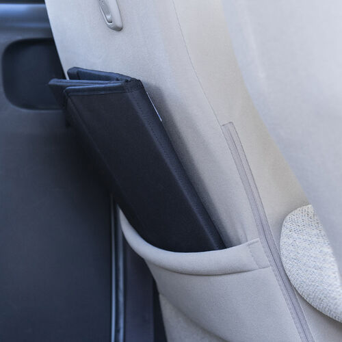 ウォークスルー収納ボックス（車用ティッシュボックス・Mサイズ・蓋付きタイプ・車用ボックス・コンソールボックス・収納ボックス・折りたたみ）