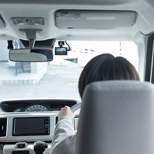 ドライブレコーダー（ドラレコ・前後カメラ・SONY STARVIS搭載・2カメラ・フルHD撮影・microSD付属カード・専用ソフト）