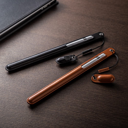Apple Pencilケース（本革・専用・ハンドメイド・ブラウン） EZ2