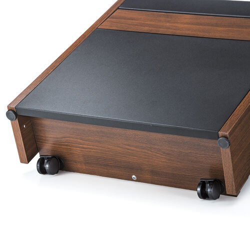 【アウトレット】ルーター収納ボックス（ケーブルボックス・幅40cm・高さ45cm・充電ステーション・スマホスタンド機能・モデム・Wi-Fi 扉付き・木製・2段・完成品・ダークブラウン）