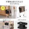 収納ボックス（キャスター付き・折りたたみ・カバン置き・荷物置き・メッシュ・荷物入れ・手荷物・コンパクト・法人・飲食店・ブラウン）