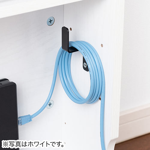 ケーブルボックス（ルーター収納・タップ収納・モデム・NAS収納・ケーブル整理・木製・幅40cm・木目・ライトブラウン）