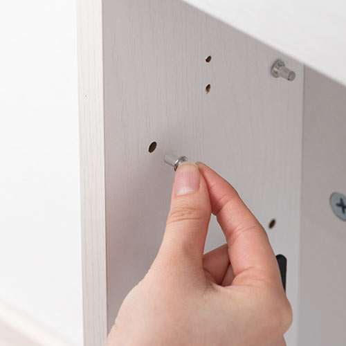 ケーブルボックス（ルーター収納・タップ収納・モデム・NAS収納・ケーブル整理・木製・幅40cm・木目・ホワイト）