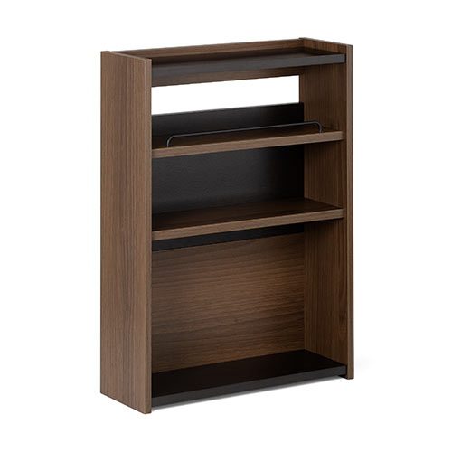 ケーブルボックス（タップ収納・ルーター収納・木製・高さ58cm・ハイタイプ・整理整頓・すっきり・ダークブラウン）