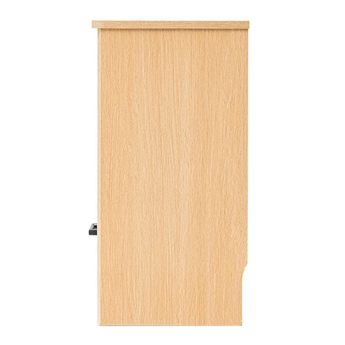 ケーブルボックス ルーター収納 タップボックス ロボット掃除機設置 木製 2段 高さ57.5cm ライトブラウン