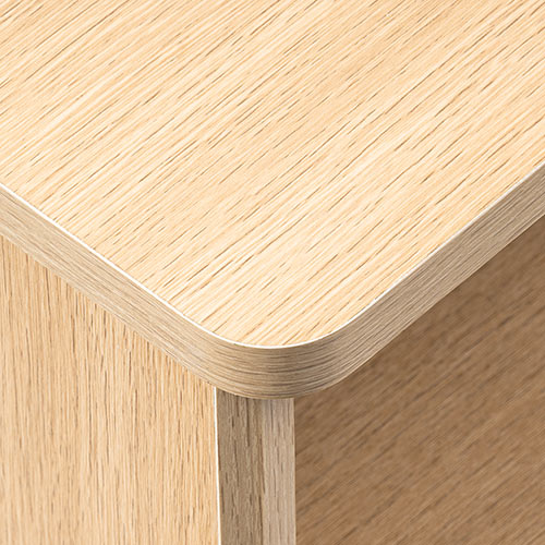 ケーブルボックス お掃除ロボット対応 1段（ルーター収納・タップボックス・ロボット掃除機設置・木製・高さ42cm・ライトブラウン）