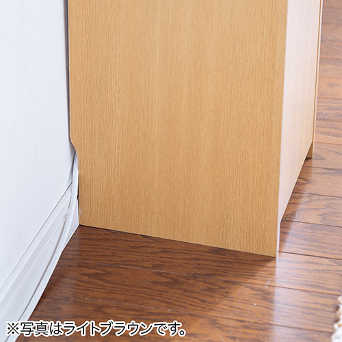 ルーター収納ボックス モデム収納 ラック ケーブルボックス コード収納 隙間収納 木製 扉付 ファックス台 電話台 FAX台 スリム 幅30cm ホワイト